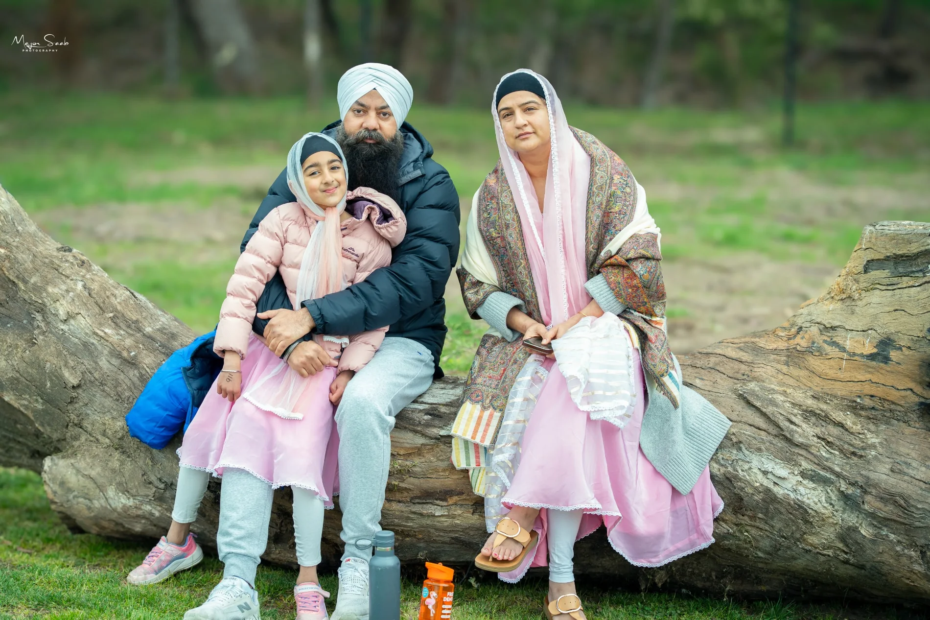 Family portrait outdoors by Major Saab Photography