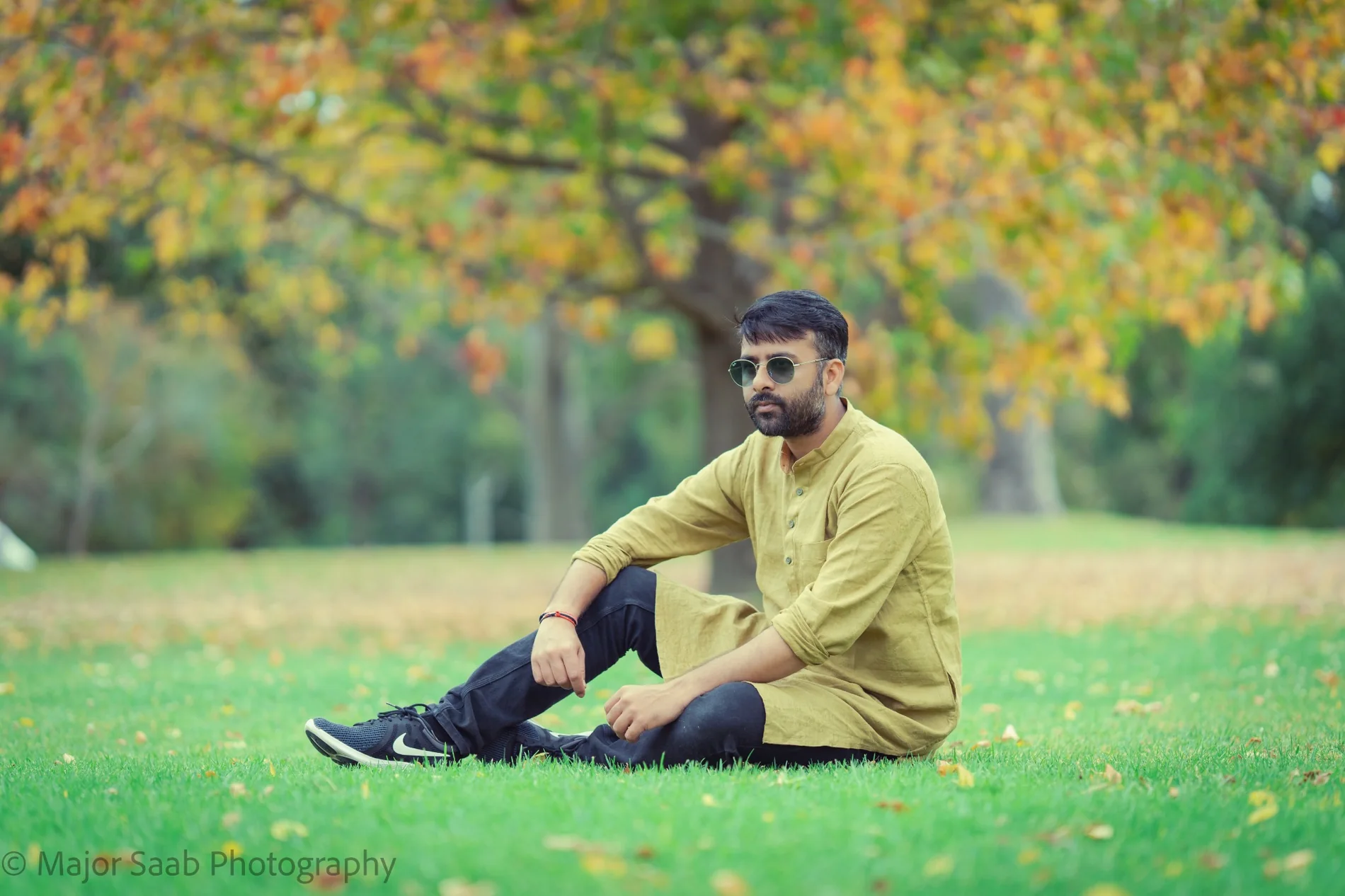 Outdoor autumn portrait