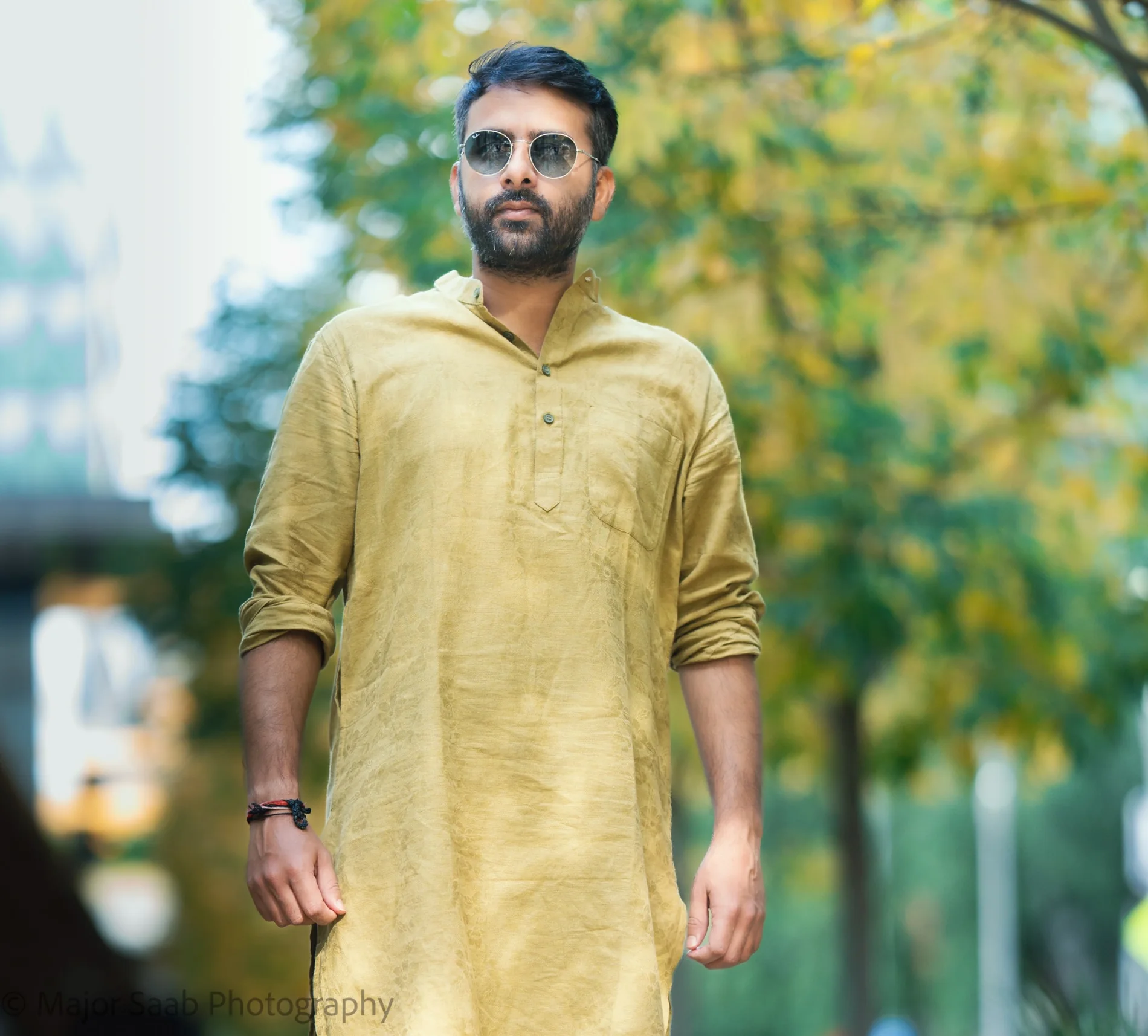 Editorial outdoor portrait