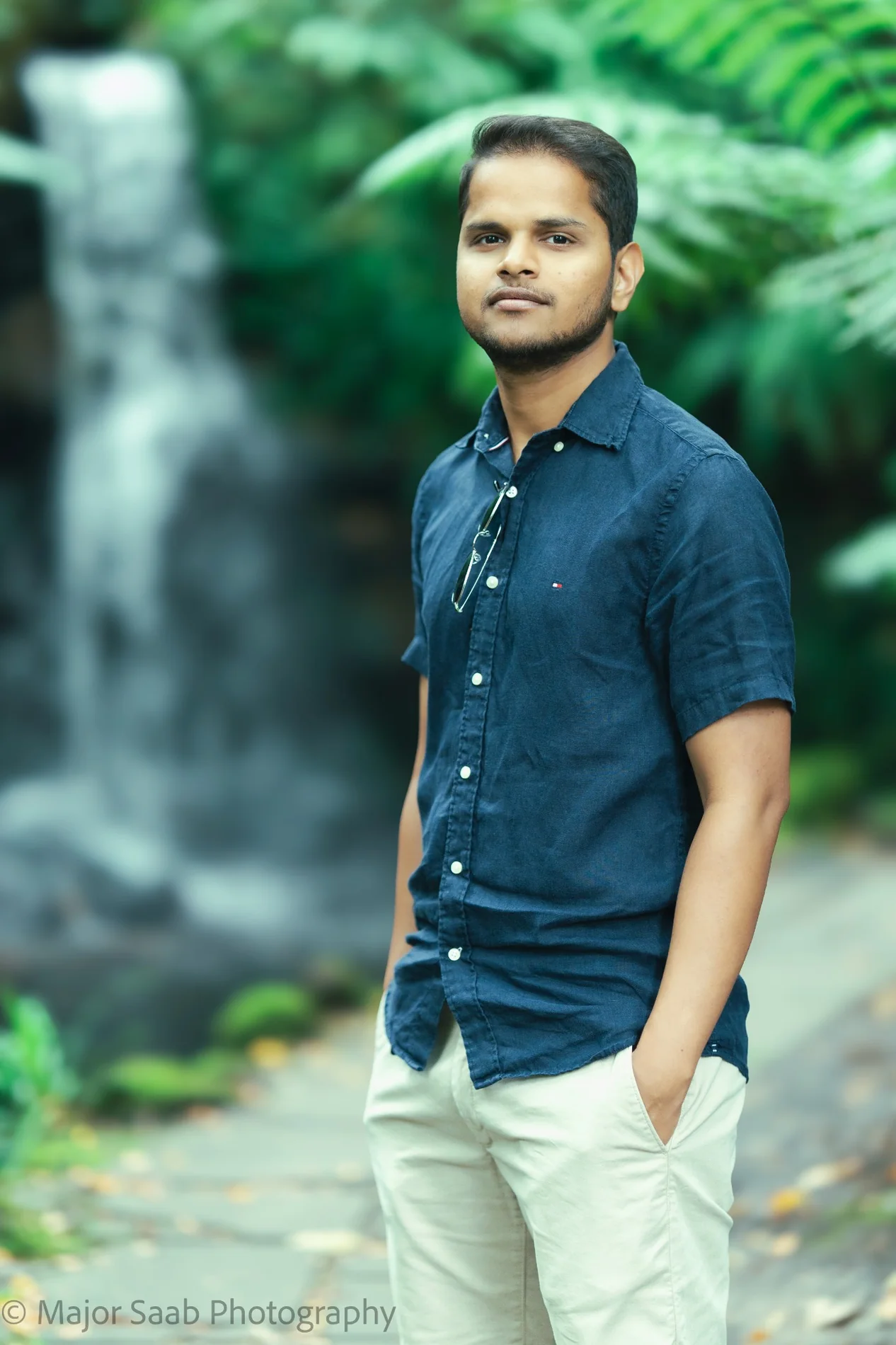 Outdoor lifestyle portrait
